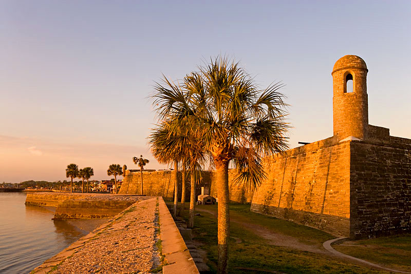 Castillo-de-San-Marcos,-St-Augustine,-Florida,-USA